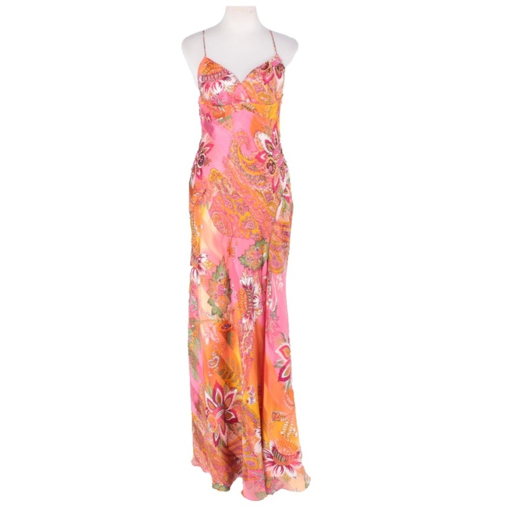 Mary L Couture Beaded Maxi Dress